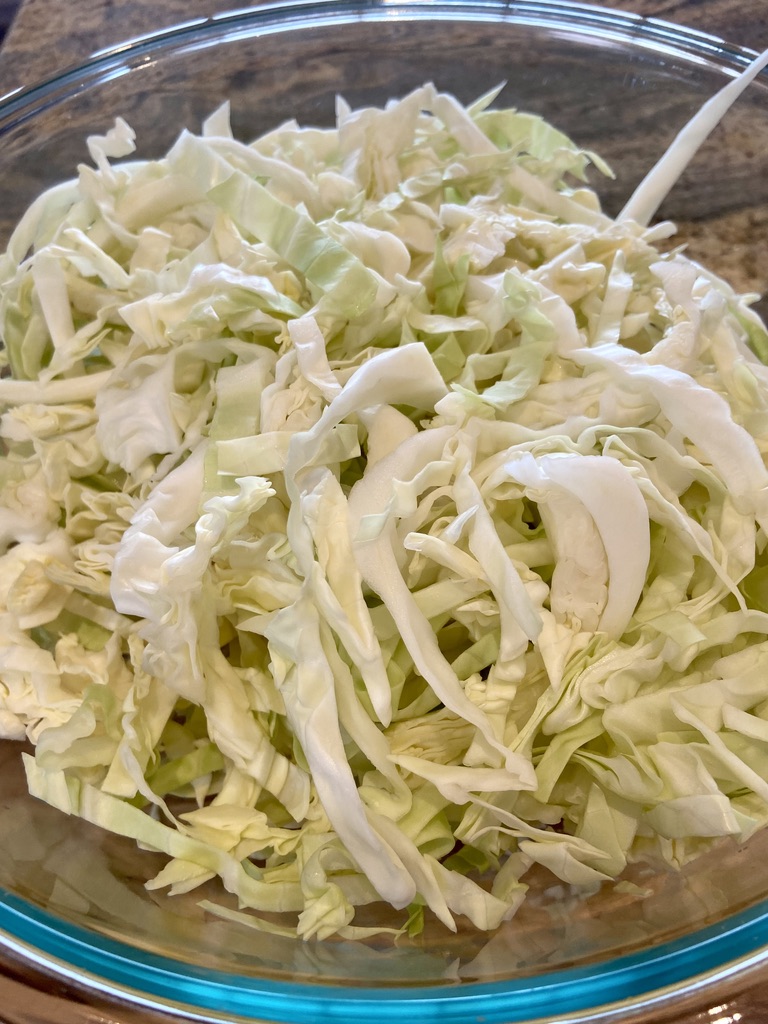 cabbage with salt