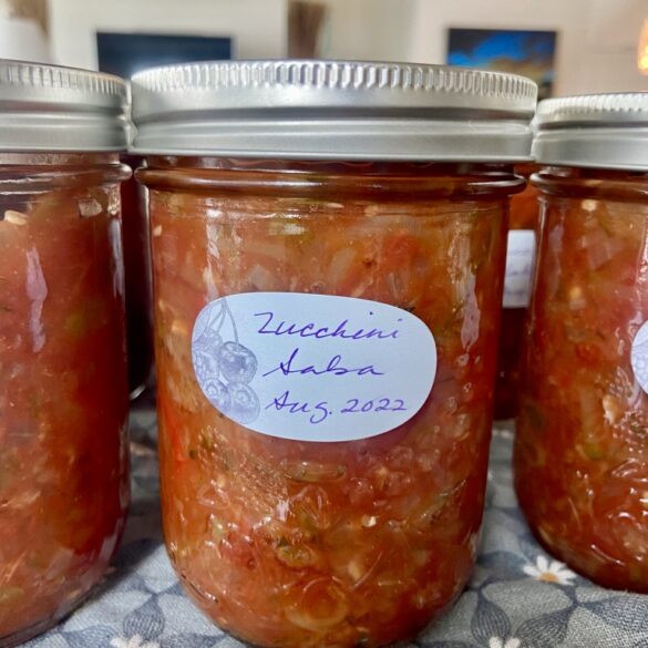 canned zucchini salsa